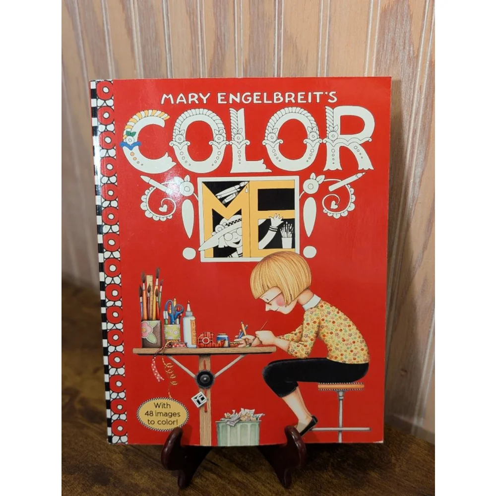 NWT Vintage Mary Engelbreit's Color Me! Coloring Book